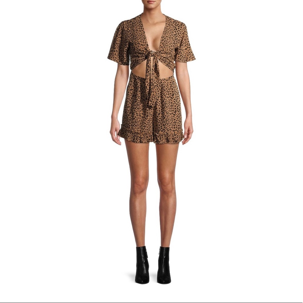 Leopard romper